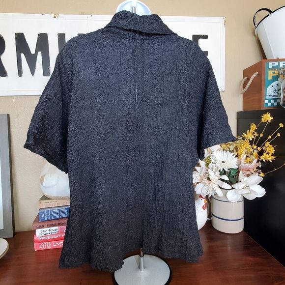 Khangura Marseille Cowl Neck Top Size 1X - Picture 2 of 4